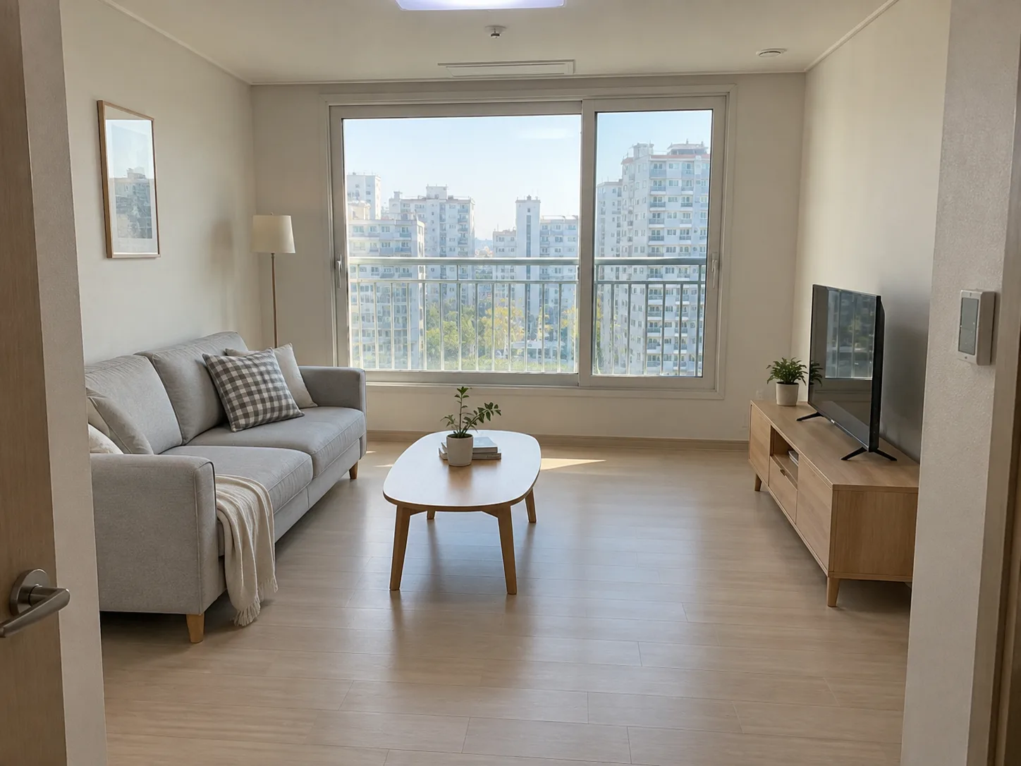 Listing A · Living room