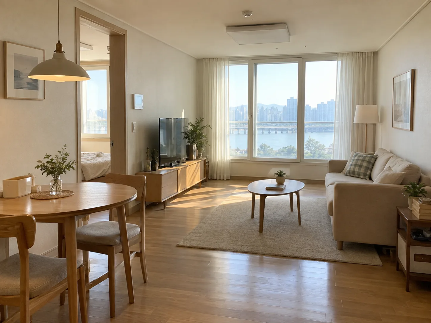 Listing B · Living room